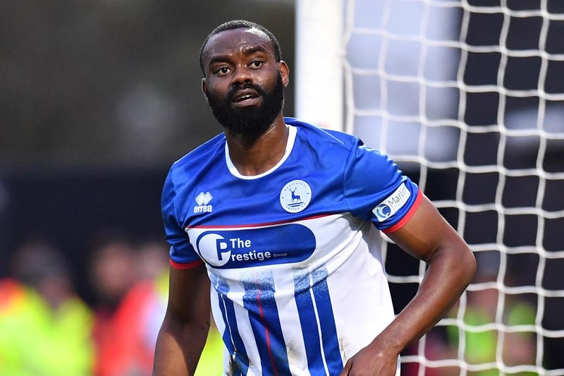 Onariase has done well since his return to the side against Ebbsfleet to cement his spot as Pools' first choice at centre-back. Picture by FRANK REID