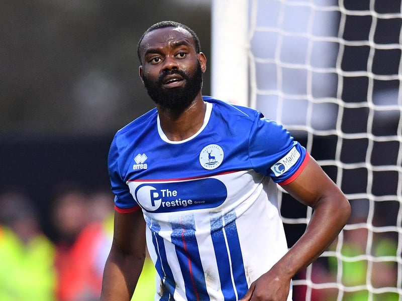 Onariase has done well since his return to the side against Ebbsfleet to cement his spot as Pools' first choice at centre-back. Picture by FRANK REID