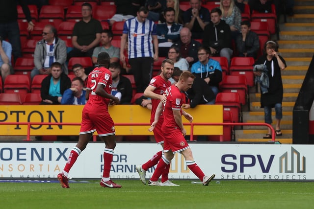Ex-Pools striker Johnson reminded the club what they were missing on the opening day of the season when scoring a hat-trick for Walsall as part of a 4-0 defeat for Hartley’s side. Johnson, it is believed, was in talks with Pools this summer before the Saddlers were able to swoop in during negotiations and take the 29-year-old to the Midlands on loan from Mansfield Town. Johnson has scored seven times in 10 appearances to start the season. (Credit: Mark Fletcher | MI News)