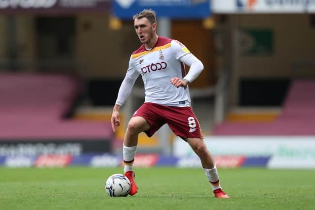 Callum Cooke was released by Bradford City at the end of the season. (Photo by George Wood/Getty Images)