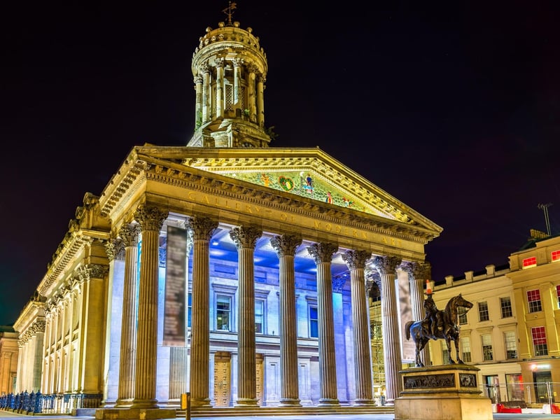 Fronted by the famous statue of the Duke of Wellington with the cheeky addition of a traffic cone on his head, Glasgow's Gallery of Modern Art has reopened. Current exhibitions include 'Domestic Bliss', featuring works from the collection that have never been shown at GoMA before, alongside new acquisitions.