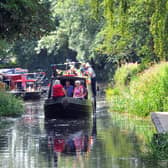 Canal boats set off from the Melbourne Arms on Pocklington Canal to navigate a new two-mile stretch of the canal