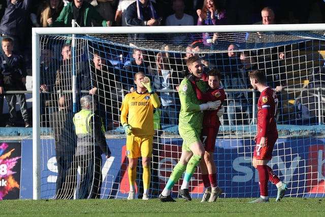 Made a wonderful save early on to deny Jordan Gibson. Couldn’t do much about the Carlisle equaliser that nestled into the bottom corner. Was unsighted for the second but flapped at the third - allowing Patrick to grab a second.