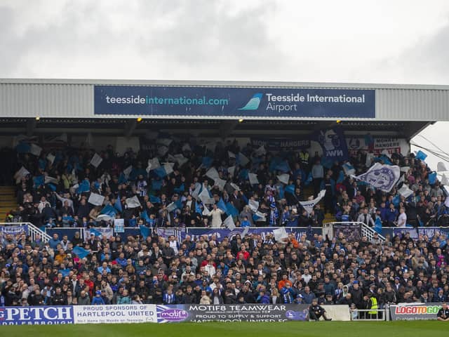 Hartlepool United welcomed their biggest crowd of the season against Crawley Town. (Photo: Mark Fletcher | MI News)
