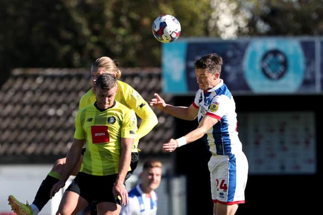 Hartlepool United have conceded the most goals in League Two so far this season. (Credit: Mark Fletcher | MI News)