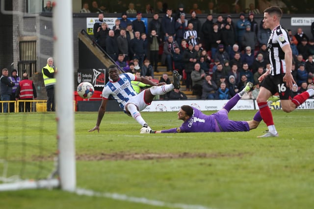 Umerah found himself back on the scoresheet against Grimsby. (Photo: Mark Fletcher | MI News)