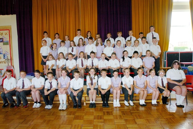 Is there a familiar face in this school photo from St Teresa's RC Primary?