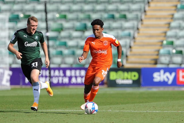 Returned from injury to make 14 appearances in the Championship for the Tangerines. Attracting interest from north of the border through Hibs
