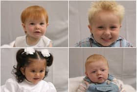 Some of the adorable contestants in the 2004 Bonny Babies competition.