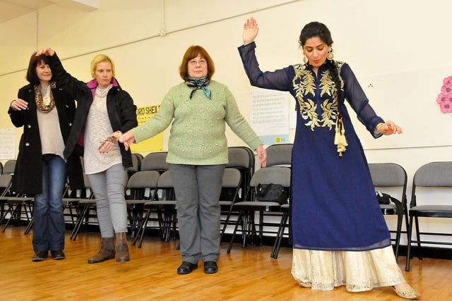 Vandana Venayka leads the Bollywood dance session during the International Women's day event at Peterlee Methodist Church 6 years ago.