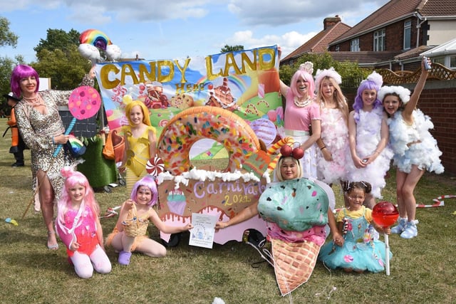 We spotted some fantastic fancy dress at this year's Headland Carnival Parade - including this Candy Land-themed group.