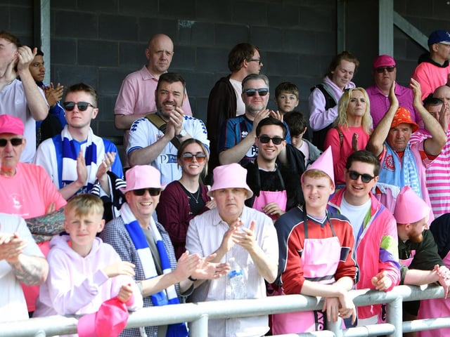 Poolies in the away end.