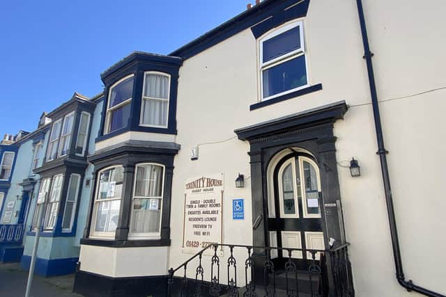 Trinity Guest House, in Hartlepool, has applied to extend the hours it currently sells alcohol as part of meals. Picture by FRANK REID