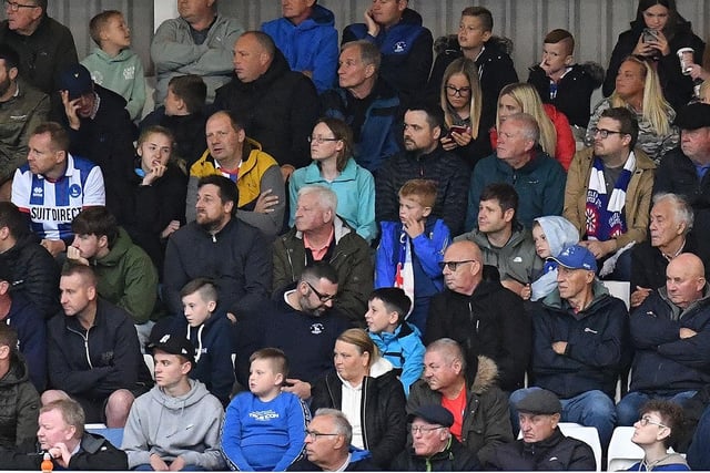 Over 4,700 were inside the Suit Direct Stadium as Hartlepool United welcomed Sunderland. Picture by Frank Reid