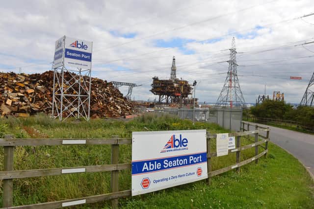 Friday's explosion will take place at Able UK's Seaton Port site south of Seaton Carew.