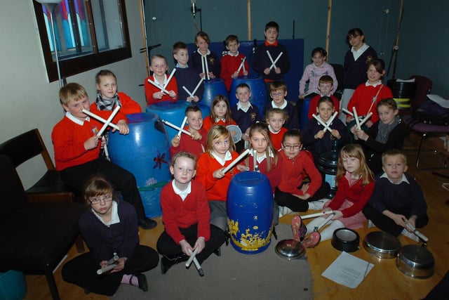 What a great day at St Helen's Primary School in 2010. Pupils made their own song about the environment and got to visit a recording studio to do it.