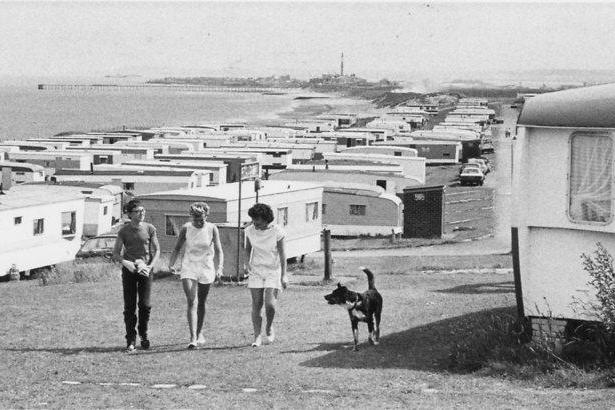 A view of Crimdon Caravan Park in 1983. Photo: Hartlepool Museum Service.