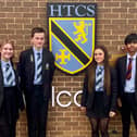 The head Boy and head girl team at High Tunstall College of Science.