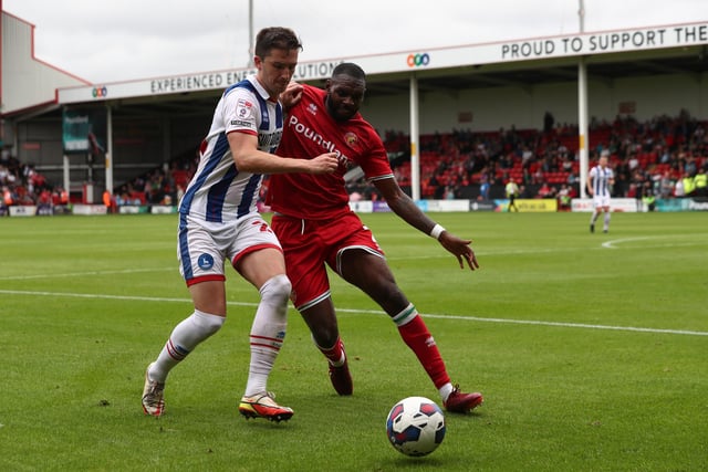 Lacey was pretty much an ever-present for Pools in pre-season and continued that at Walsall. The defender is tipped to start again this weekend. (Credit: Mark Fletcher | MI News)