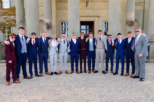 High Tunstall pupils are all suited and booted ready for prom.
