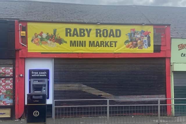 Raby Road Mini Market.