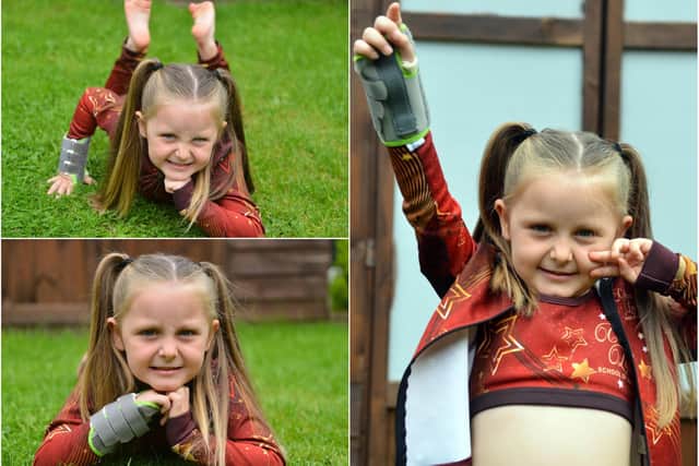Tia-Rose Crannage who is determined to succeed at dancing despite having a hole in the heart, spinal problems and a fractured hand.