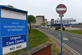 Figures show how many people are being treated at Hartlepool's trust's hospitals with Covid