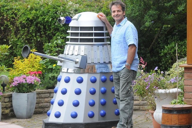 David Jackson, from Clavering in Hartlepool, made headlines in 2012 when he built this impressive 5ft 5 in Dalek that he could climb inside and ride.