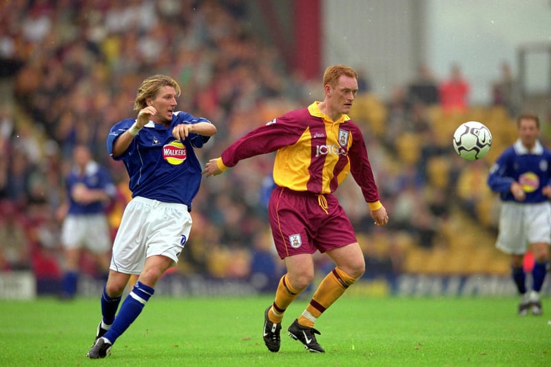 David Hopkin is Bradford City's record signing after joining from Leeds in 2000/01.