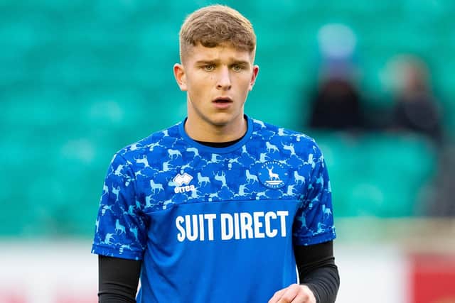 Hartlepool United academy defender Louis Stephenson may be called upon given the injuries in Keith Curle's squad. (Credit: Gustavo Pantano | MI News)