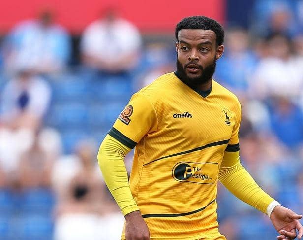 Former Hartlepool United promotion winning defender Ryan Johnson has completed a move to AFC Wimbledon following his Stockport County release. (Photo by Charlotte Tattersall/Getty Images)