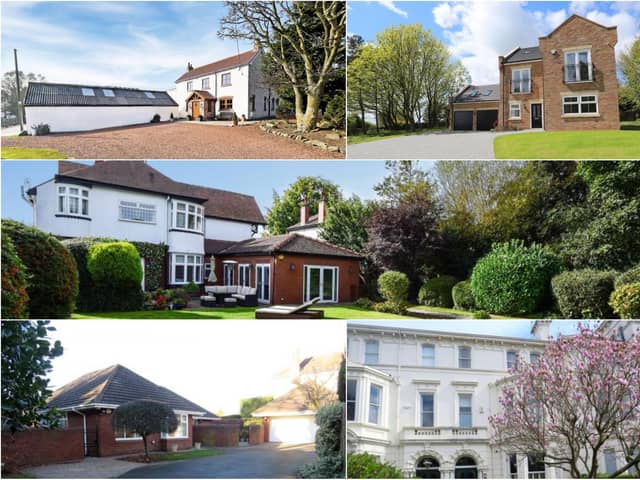 The five most expensive properties currently on the market in Hartlepool./Photo: Rightmove