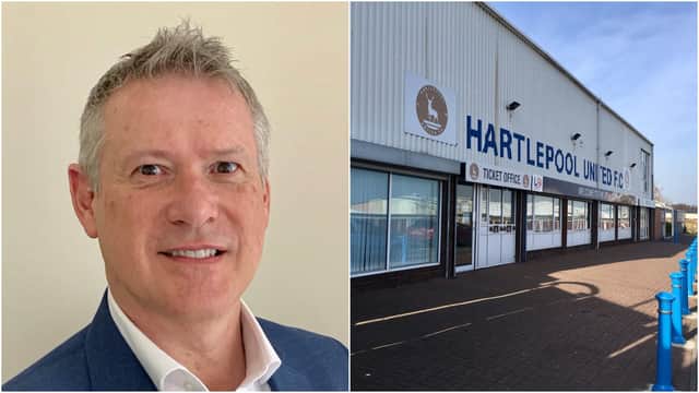 Hartlepool United's acting executive director, Martin Jesper.