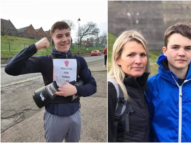 Easington ABC member Sam Selby took part in the run to raise funds for his aunt Emma.