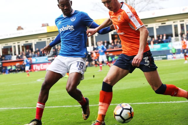 Former Pompey loanee is coming to the end of his deal at Kenilworth Road, has featured just twice this season in the Championship and will be available in January.