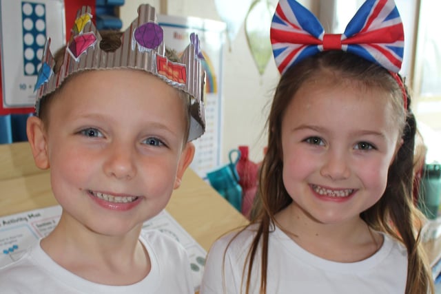Thanks to Throston Primary School for sending us these fantastic pictures from their Coronation party.