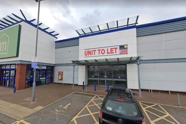 The vacant unit at High Point Retail Park.