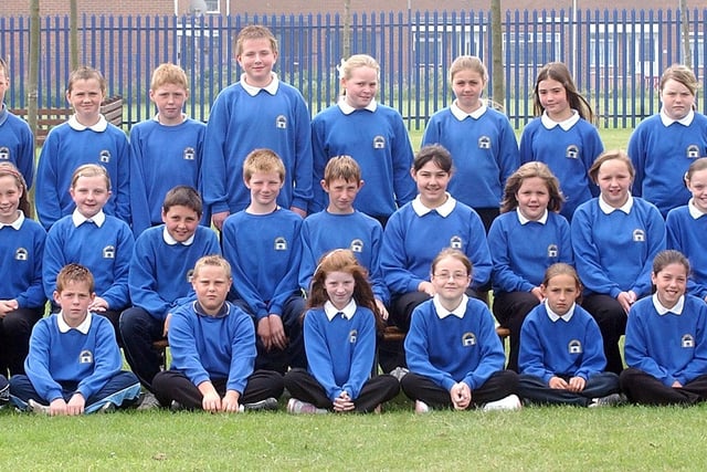Lots of leavers to recognise in this view from Barnard Grove Primary School in 2006.