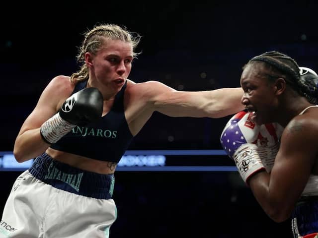 Savannah Marshall has been discussing her potential rematch with Claressa Shields and whether it could take place in America. (Photo by James Chance/Getty Images)