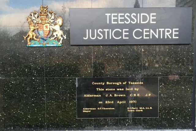 The case was heard by Teesside Magistrates Court.