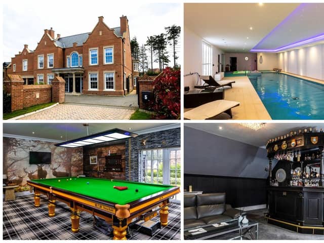 This six-bed home is currently on the market and accepting offers over £2.3 million.