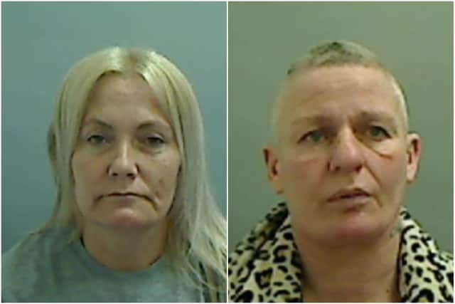 Amanda Donoghue (left) and Christina Youll admitted affray and unlawful wounding.