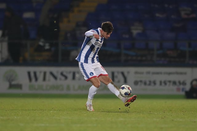 Pruti was part of a new look defence for Hartlepool against Rochdale. (Credit: Mark Fletcher | MI News)