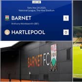 Hartlepool United fan reaction to 0-0 draw at Barnet.