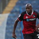 Mohamad Sylla is expected to be in contention for Hartlpeool United as they face Northampton Town at Sixfields. (Credit: Mark Fletcher | MI News)