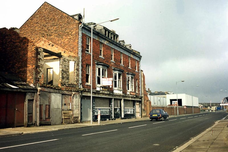 The Birds Nest in Mainsforth Terrace. It was previously called The Palace from 1904, before this being named Stein's Hotel. It was demolished in 1996. Photo: Hartlepool Library Service
