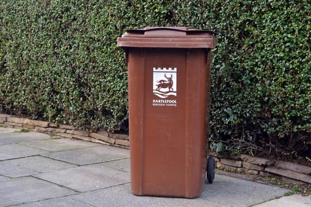 Hartlepool Borough Council is considering charging people £41.50p for brown bin collections from April.