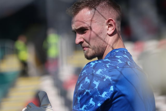 Stolarczyk made 17 appearances for Pools before returning to Leicester City where he has featured three times this season including a Championship debut against Huddersfield Town. (Photo: Mark Fletcher | MI News)
