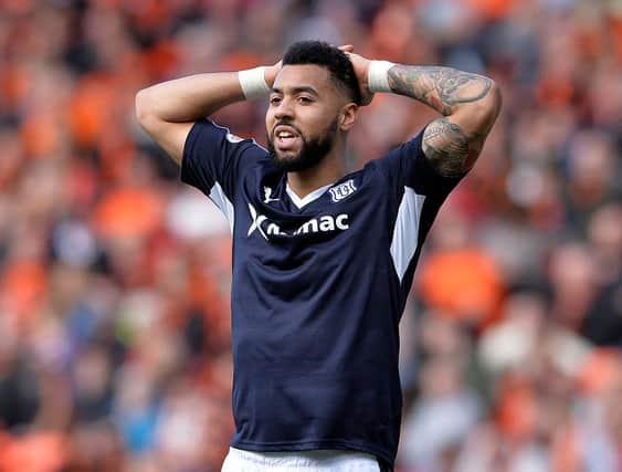 Kane Hemmings played under Paul Hartley during their time together at Dundee. (Photo by Mark Runnacles/Getty Images)