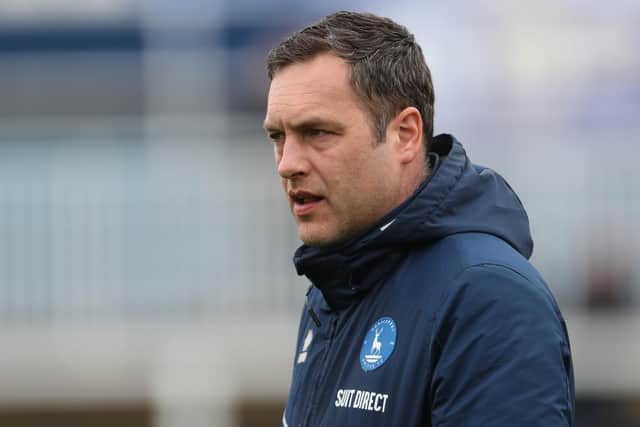 Hartlepool United assistant manager Mark Goodlad may take over goalkeeper coaching responsibilities following Kyle Letheren's exit. (Photo: Mark Fletcher | MI News)